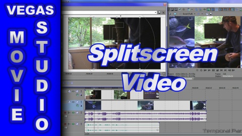 How to Create Split Screen Video using Sony Vegas Movie Studio
