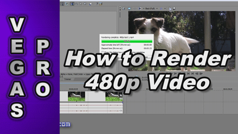 How to Render 480p Video using Sony Vegas Pro 11