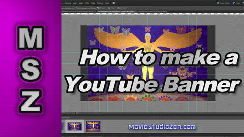 How to Make a YouTube Channel Banner using Photoshop (2013)