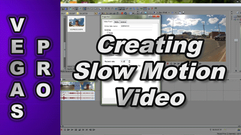 How to Slow Down High Frame Rate Video using Sony Vegas Pro