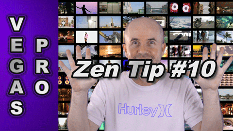 Zen Tip #10: Creating A Slideshow With Zooms and Pans in Sony Vegas