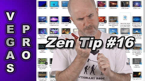 Zen Tip #16: How To Repair & Show Video Thumbnail Pictures in Sony Vegas & PC