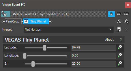 tiny planet ofx 1