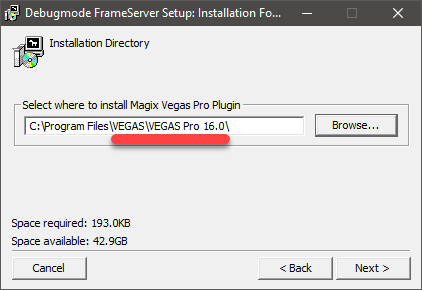 debug frameserver setup installer v3 magix vp 16