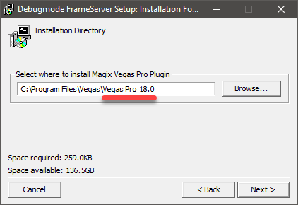 debug frameserver setup installer v3 magix vp 18