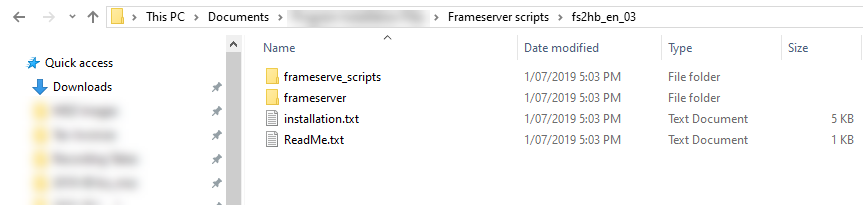 frameserver scripts